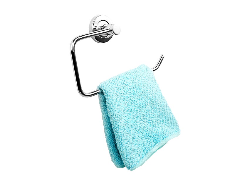 GARBNOIRE Stainless Steel Half Square Towel Ring/Napkin Ring/Towel Stand - Bathroom Towel Holder - Towel Hanger with Chrome Finish - Image 4