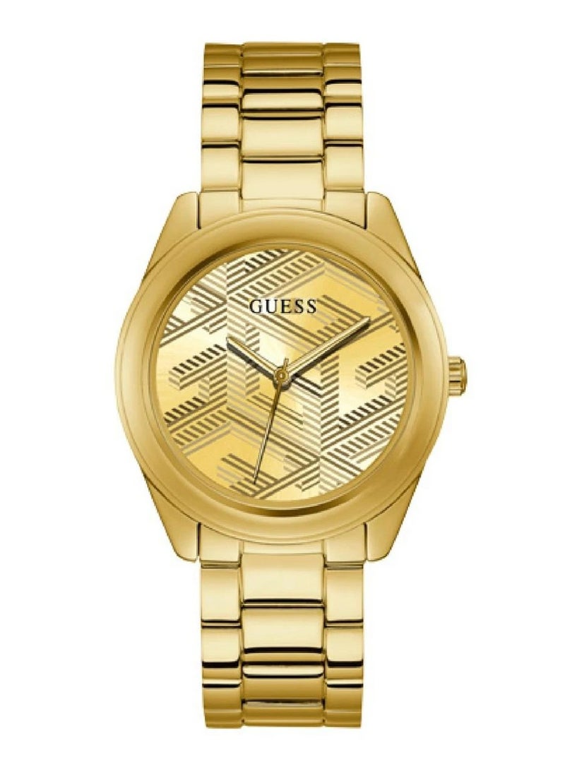GUESS Women's Gold Analog Stainless Steel Strap Watch - GW0606L2 - Image 1