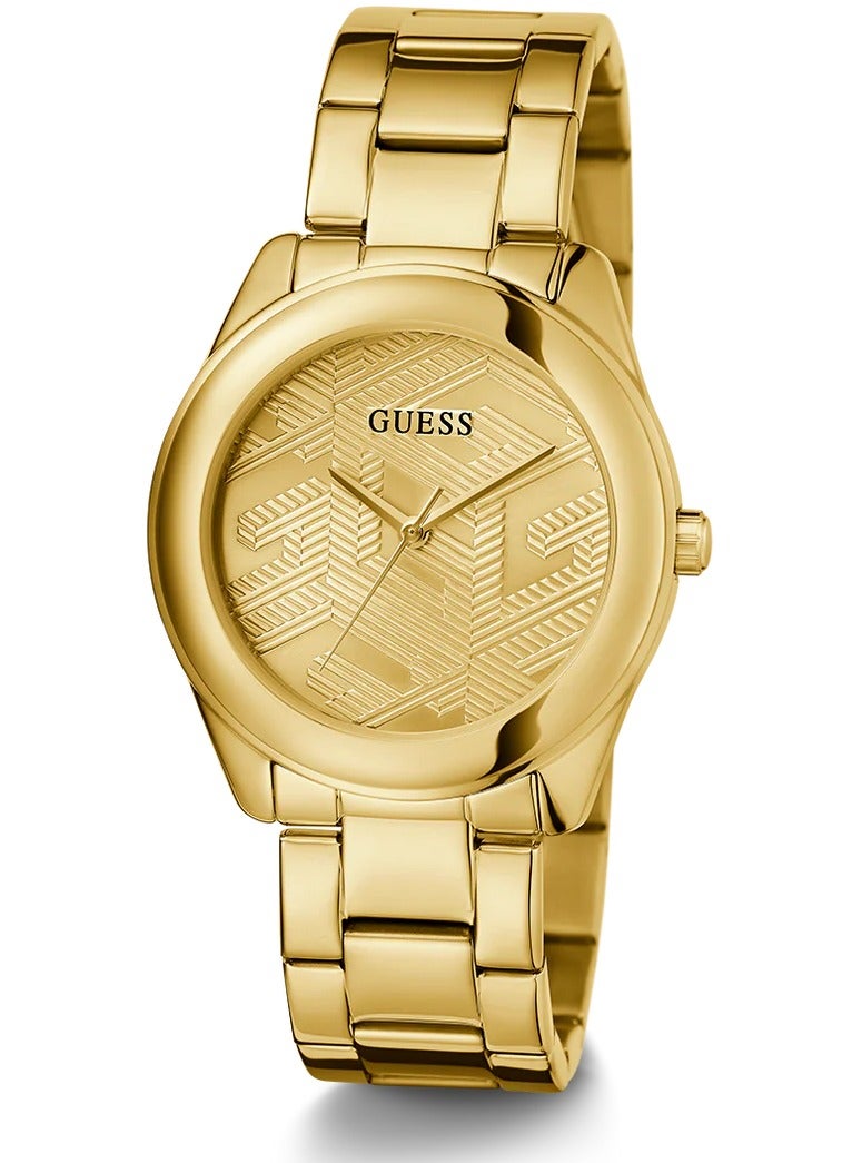 GUESS Women's Gold Analog Stainless Steel Strap Watch - GW0606L2 - Image 2