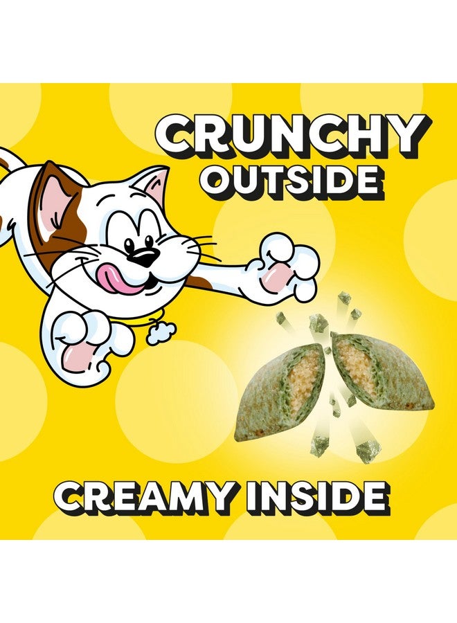 تيمبتيشنز مكافآت القطط الكلاسيكية المقرمشة والناعمة بنكهة عشبة النعناع البري المبهجة، كيس 6.3 أونصة (عبوة من 10 قطع) - Image 3