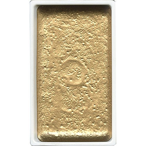 Kuretake : Gansai Tambi Japanese Watercolour : Gold : Large Pan - Image 5