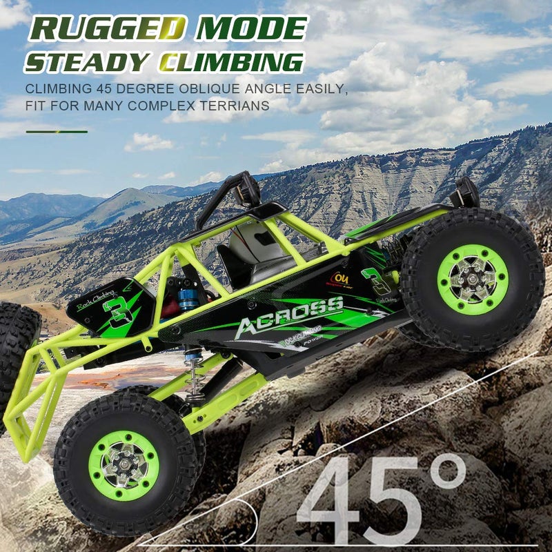 GoolRC WLtoys 12428 RC Car, 1/12 Scale 4WD 50km/h High Speed RC Rock Crawler, 2.4Ghz Remote Control Off Road Truck for Adults - Image 3