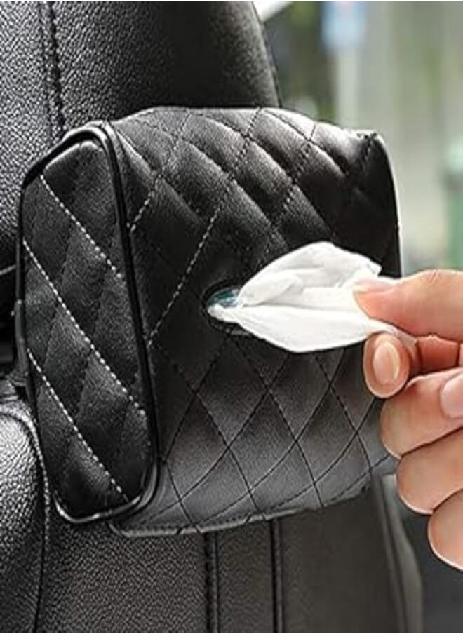 UShop - Yushop Leather Tissue Holder for Car - Image 1