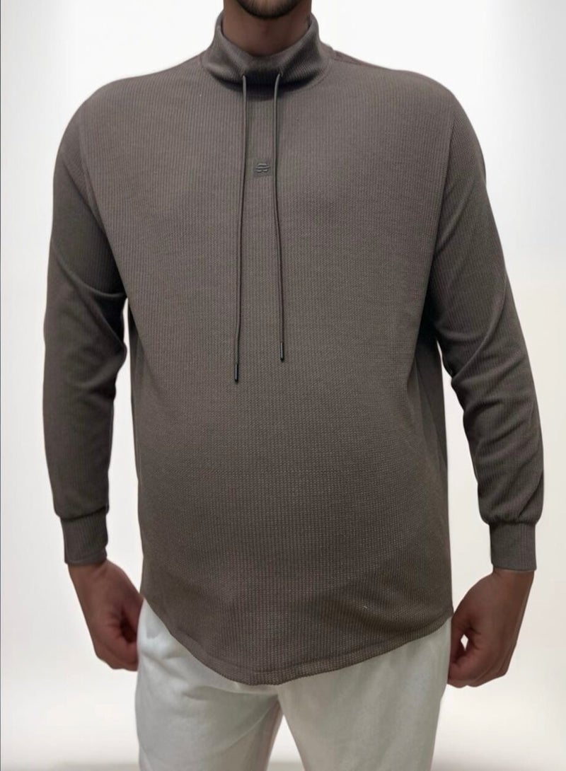 plus size sweater high neck  - Image 1