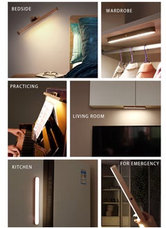 Led Wooden Wall Lamp, 360° Rotatable Magnetic Light Battery Operated Lights USB Rechargeable Dimmable Night for Reading Light, Makeup and Household Lighting - pzsku/Z33CAF25866FF0193979BZ/45/_/1685095457/6718c5c9-2210-4dca-8e2f-98a7ed0a7aa3