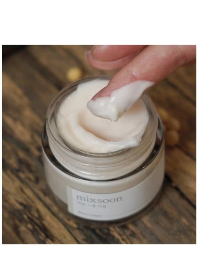 Mixsoon Bean Cream seed cream /50ml | Soy extract and rich nutrients for deep hydration and care that tightens pores and regulates sebum production - Image 2