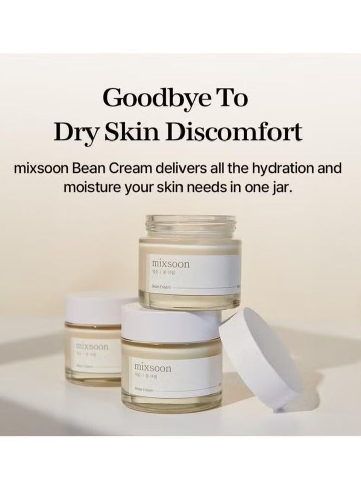 Mixsoon Bean Cream seed cream /50ml | Soy extract and rich nutrients for deep hydration and care that tightens pores and regulates sebum production - Image 4