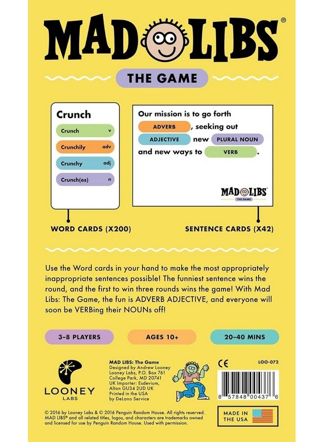 Looney Labs Looney Labs Mad Libs: The Game - Classic Fun for Family Game Night  - Image 3