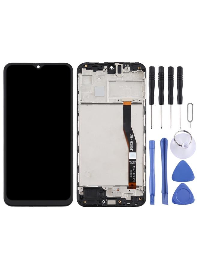 erorex Replacement TFT LCD Screen for Samsung Galaxy M20 Digitizer Full Assembly with Frame Black - Image 2