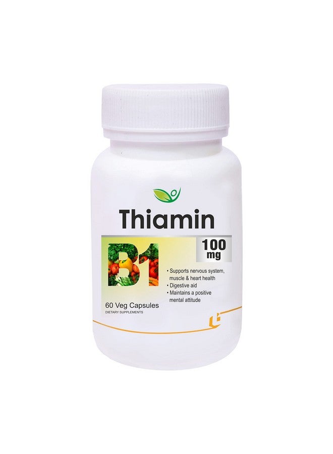Biotrex Nutraceuticals Thiamin (Vitamin B1) - 60 Veg Capsules - Image 1