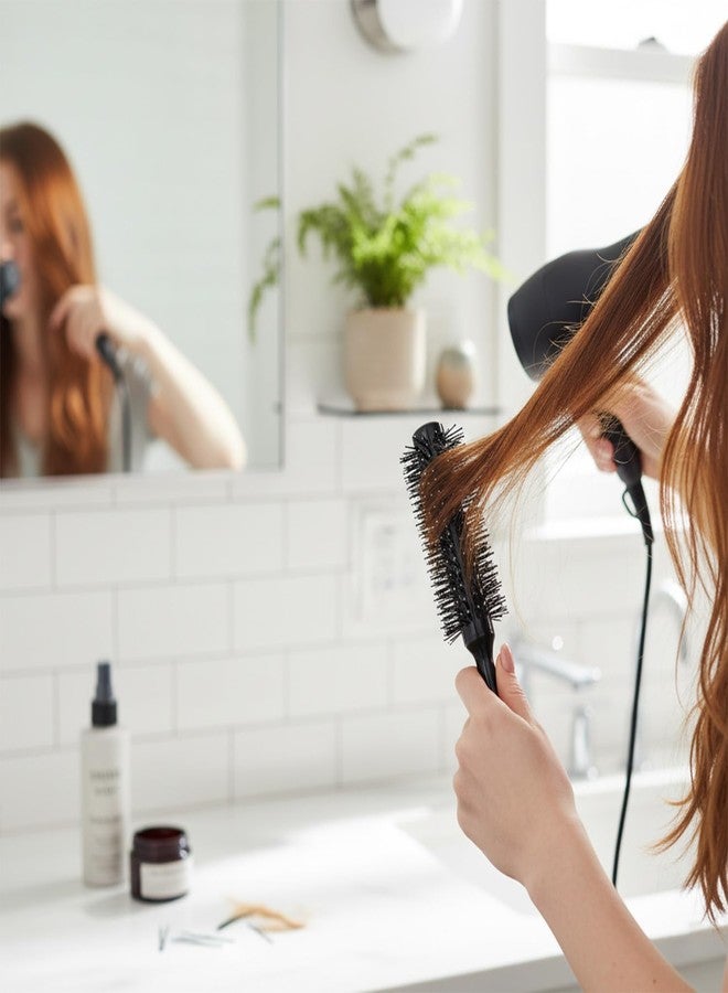 Midazzle Roller Hair Brush For Men | Perfect Tool for Efficient Blow Drying, Adding Curls, Waves & Volume|Smoothening & Volumizing comb | Men Accessorie | For All Hair Types (MIHB0042) - Image 5