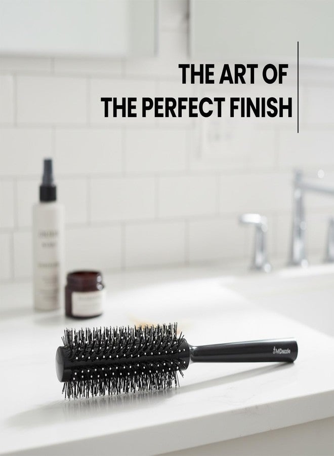 Midazzle Roller Hair Brush For Men | Perfect Tool for Efficient Blow Drying, Adding Curls, Waves & Volume|Smoothening & Volumizing comb | Men Accessorie | For All Hair Types (MIHB0042) - Image 3