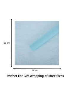 Urban Utility 40-Pack of Premium Blue Tissue Paper Sheets - Large 50 x 70 cm Size, Perfect for Art Projects, Crafts, and Elegant Gift-Wrapping Creations  - Image 2