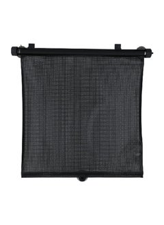 AUTOSMART Breathable PVC Roller Car Sun Shade Black 150 x 90 cm  - Image 1