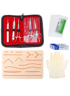 SCIENISH Medical Skin Suture Surgical Training Kit Silicone Pad  - Image 1