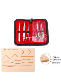 SCIENISH Medical Skin Suture Surgical Training Kit Silicone Pad  - Image 2