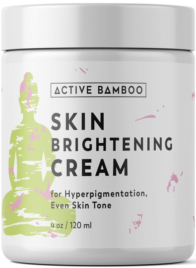 Active Bamboo مصحح بقع داكنة من الخيزران النشط للوجه والجسم. كريم إشراقة البشرة - مصحح بقع داكنة ومزيل بقع العمر للوجه - كريم مرطب نهاري ليلي 4 أونصات - Image 1