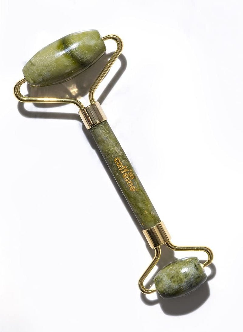 إم كافيين ام مكافيين حجر اليشم - مساج الوجه | يحسن مرونة الجلد ويقلل من الانتفاخ والتجاعيد ويخفف الخطوط الدقيقة ويعزز الدورة الدموية | للرجال والنساء | مصنوعة من حجر اليشم الطبيعي المنشط - Image 1