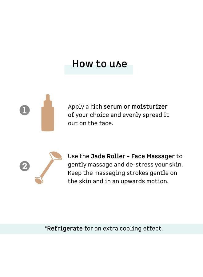 إم كافيين ام مكافيين حجر اليشم - مساج الوجه | يحسن مرونة الجلد ويقلل من الانتفاخ والتجاعيد ويخفف الخطوط الدقيقة ويعزز الدورة الدموية | للرجال والنساء | مصنوعة من حجر اليشم الطبيعي المنشط - Image 4