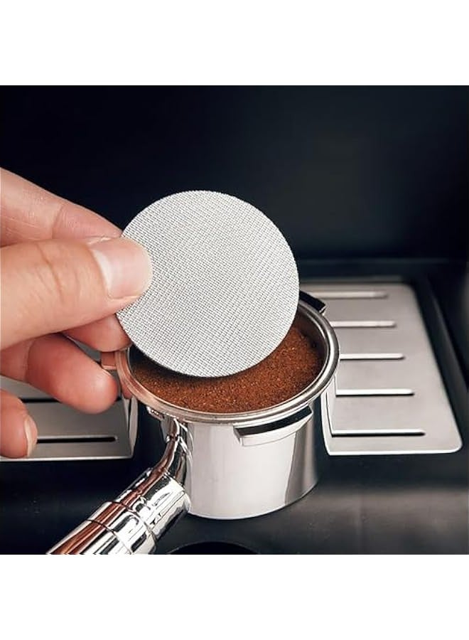 Stainless Steel Coffee Pot Filter Basket with Secondary Diverter Mesh Handle - Image 4