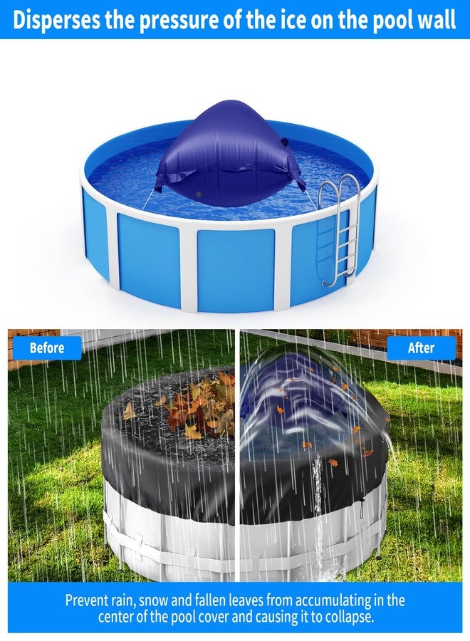 CACSPS Pool Pillow for for Above Ground Pools, 4x8 Ft Pool Air Pillow for Closing Winter Pool Winterizing Kit for Ground Pool, 0.5mm PVC Material, 2X 16.5Ft Rope (Green) - Image 3