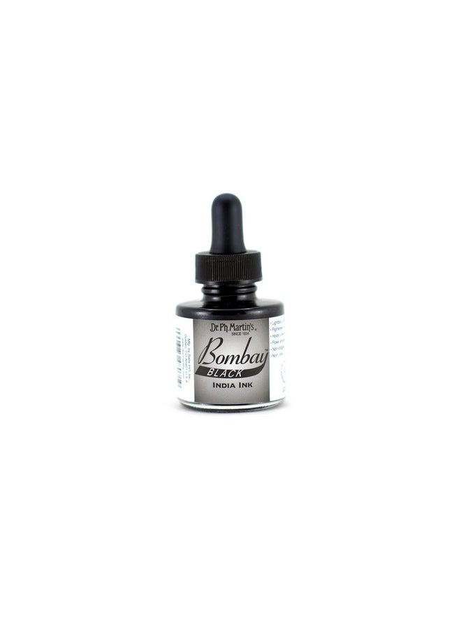 Dr. Ph. Martin's - Bombay India (7By) Ink Bottle 1.0 Oz Black - Image 1