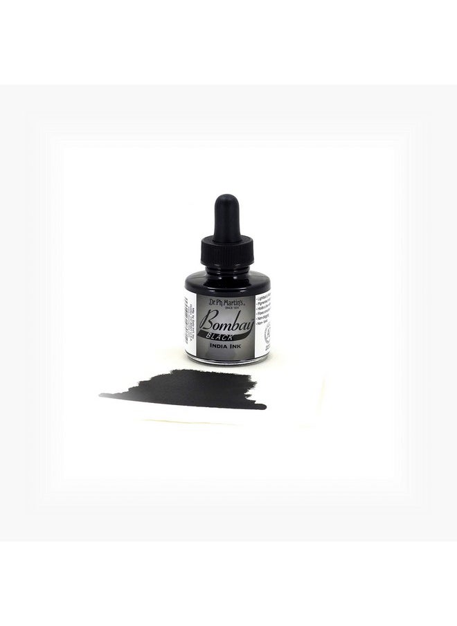 Dr. Ph. Martin's - Bombay India (7By) Ink Bottle 1.0 Oz Black - Image 1
