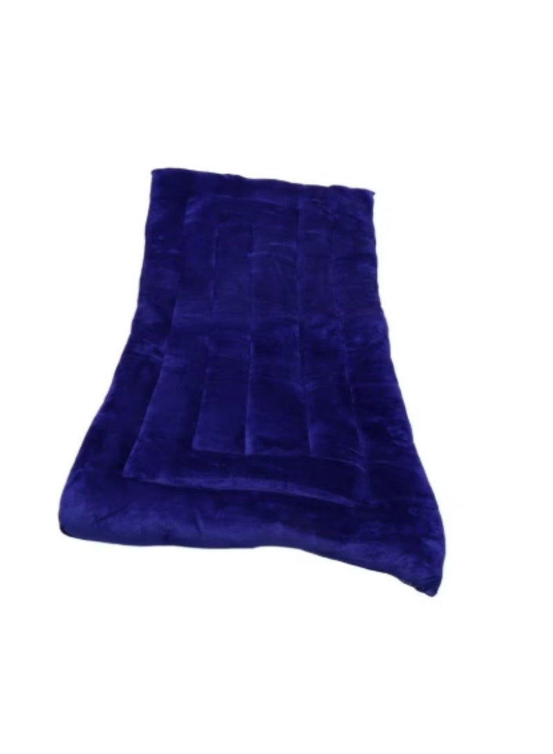 Premium soft velvet floor cushion, versatile for sleeping and entertaining, size 190X90X10 Cm - Image 1