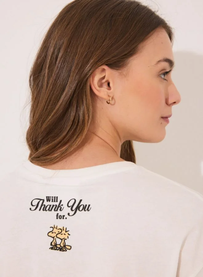 women'secret Long pyjamas Snoopy short sleeve