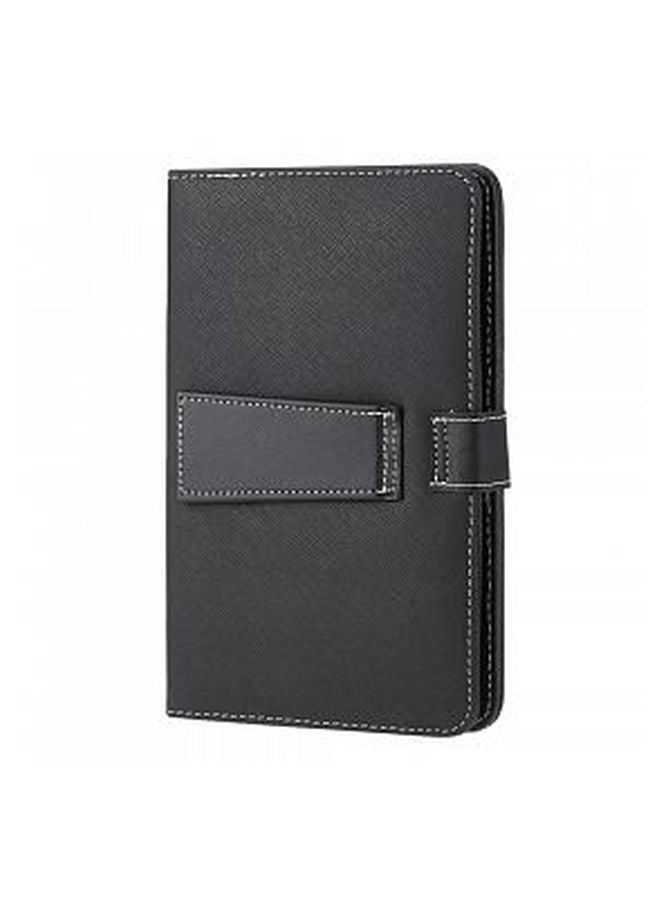 NIBEMINENT Foldable PU Leather Case Keyboard And Stylus Pen Black  - Image 3