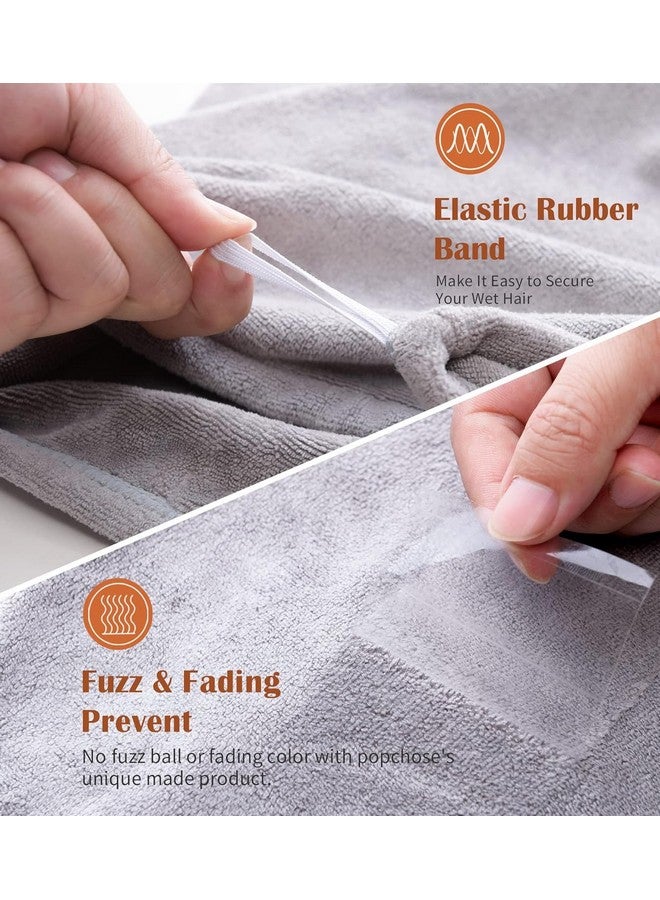 ROMINO ROMINO Towel for Hair Wrap, Hair Dry Cap, Hair Drying Towel Wrap Microfiber - (3pc) - Image 5