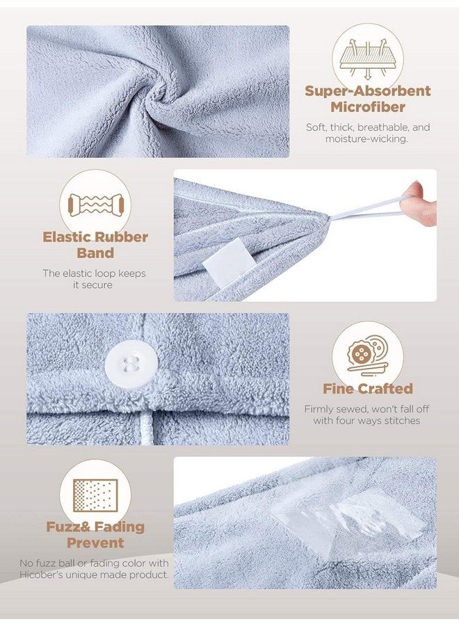 ROMINO ROMINO Towel for Hair Wrap, Hair Dry Cap, Hair Drying Towel Wrap Microfiber - (3pc) - Image 4