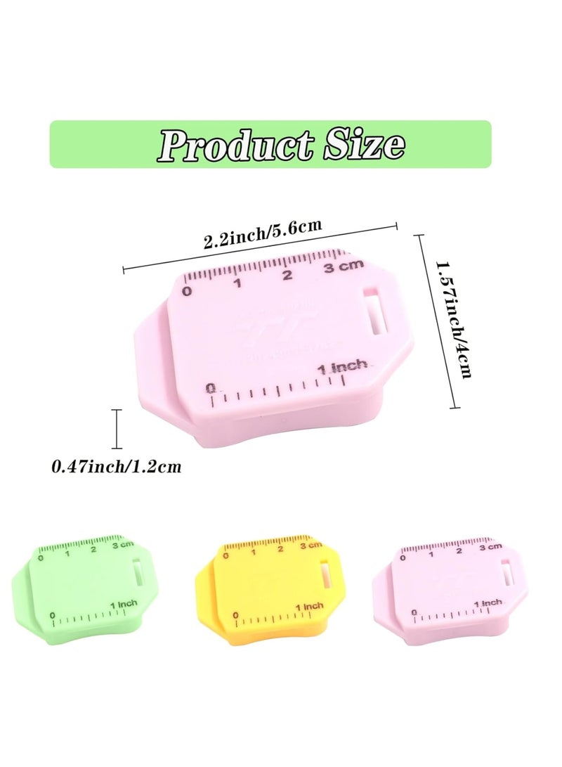 SYOSI Magnetic Seam Guide,Sewing Machine Gauge with Scale and Stable Attachment,Upgraded Polygonal Hemmer Tool for Accurate Stitching and Fabric Alignment for Tailors and DIY Use,6pcs - Image 5