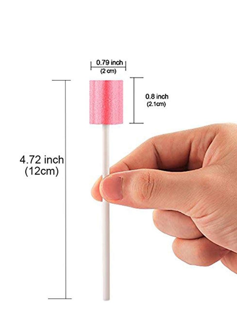 100 Disposable Oral Care Sponge Swabs for Effective Teeth Cleaning, Perfect for Travel and Daily Use - Image 5