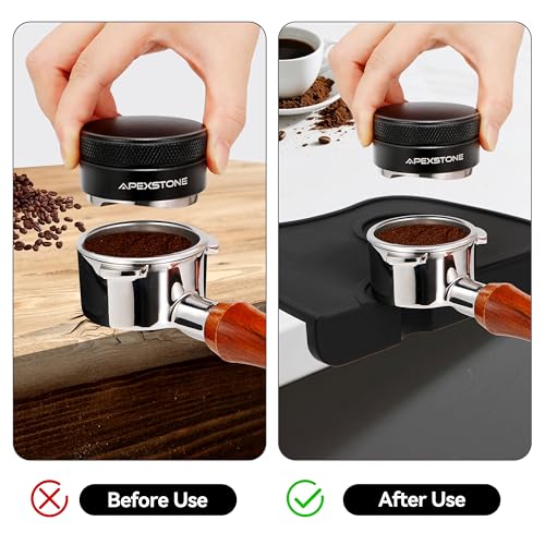 Apexstone Silicone Coffee Tamper Mat 8 Inch X 6 Inch, Espresso Silicone Mat, Espresso Tamper Mat, Coffee Tamp Mat - Image 4