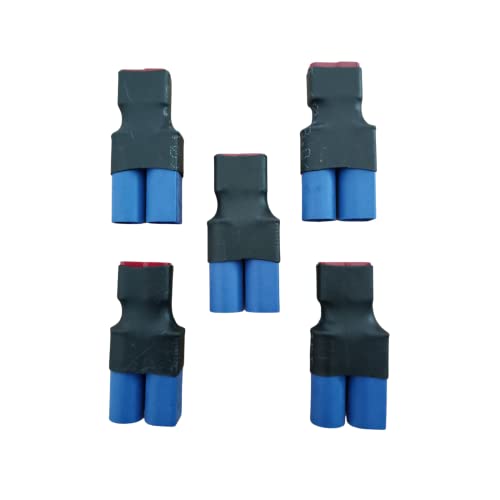 LinsyRC 5Pack TPlug Female Connector to EC5 Male Connector No Wire Adapter Plug for RC LiPo Battery FPV DIY Models - Image 5
