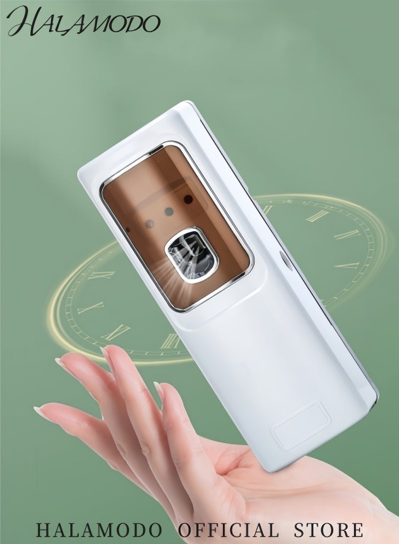 هالامودو موزع العطور الأوتوماتيكي LCD موزع معطر الهواء الأوتوماتيكي معطر الهواء الأوتوماتيكي موزع العطور برش الأيروسول القابل للبرمجة لموزع العطور المعطر لغرف النوم الداخلية والفنادق والمكاتب والأماكن التجارية  - Image 2