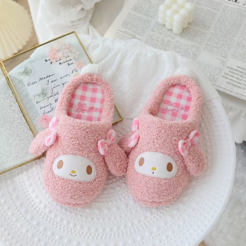 Cute Cartoon Slippers Warm Girl Heart Cotton Shoes Indoor Home Slippers Indoor Floor Slippers - Image 5