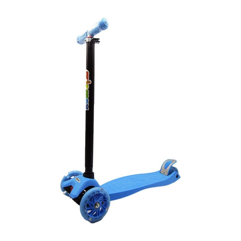 سكوتر قابل للطي بعجلات مضيئة - أزرق - BG-03 - Image 1