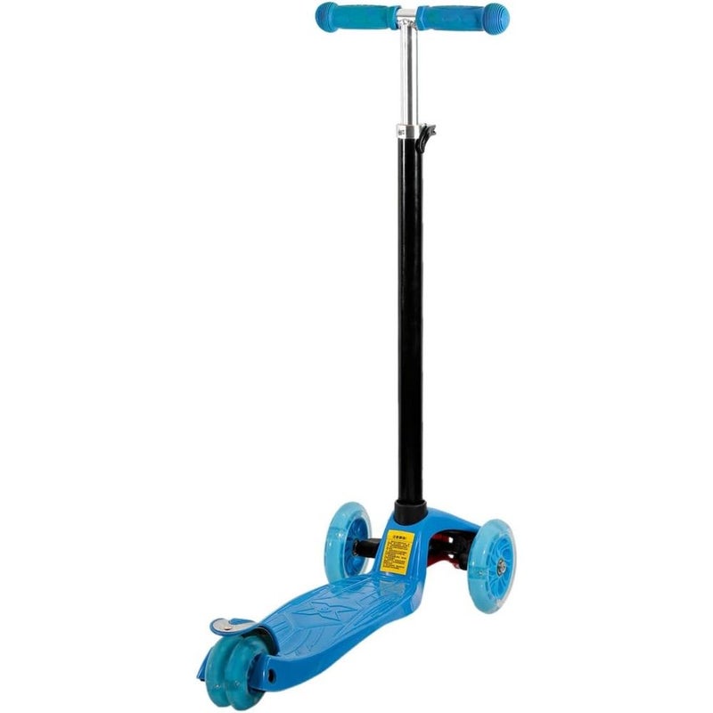 سكوتر قابل للطي بعجلات مضيئة - أزرق - BG-03 - Image 4