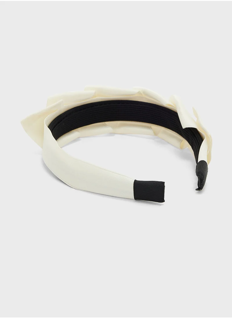 ELLA Embellished  Pleated Headband