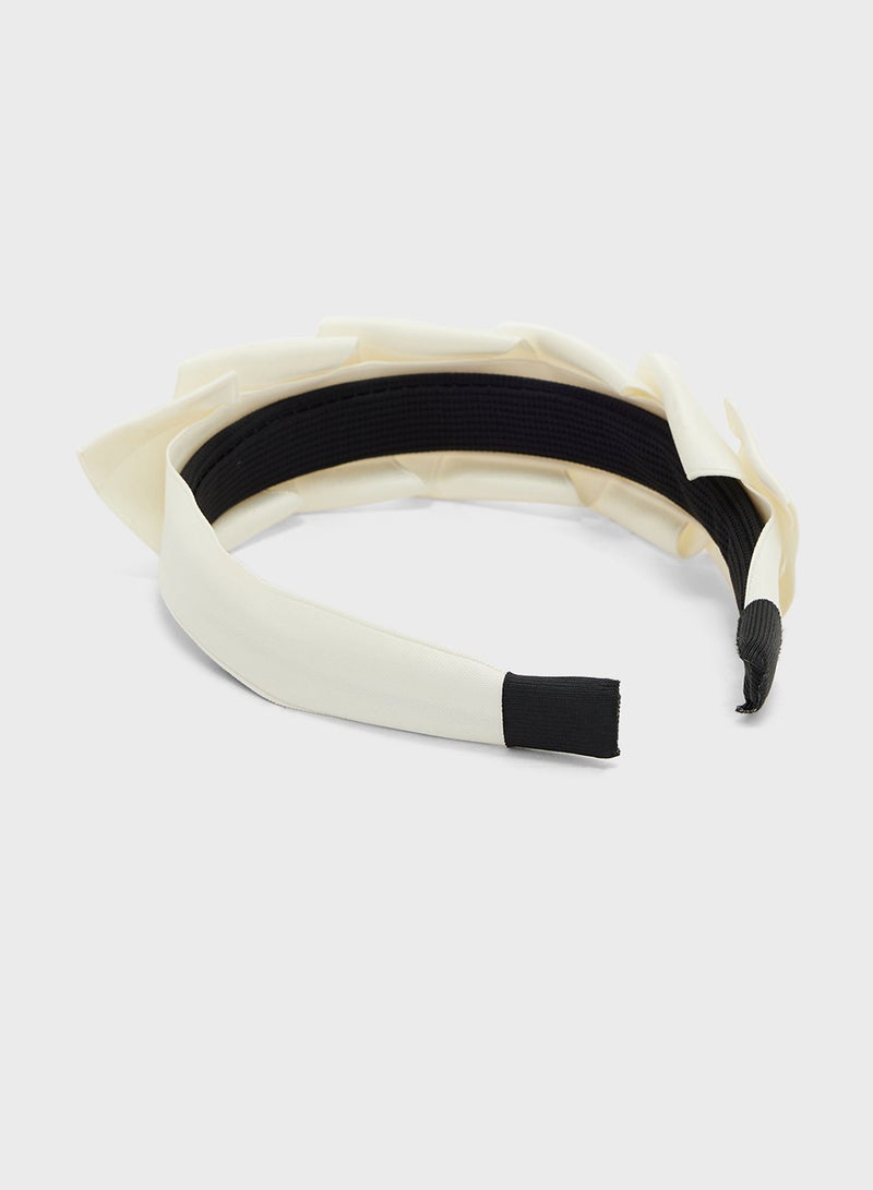 ELLA Embellished  Pleated Headband  - Image 2