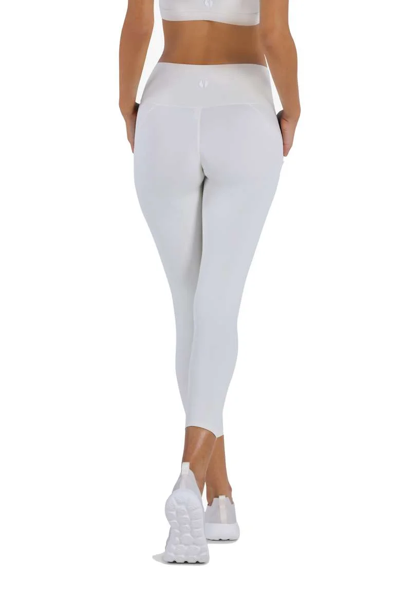 Yeseco  White Sports Pant – High-Waist Stretchable Activewear Leggings for Fitness for Women | Best Price UAE