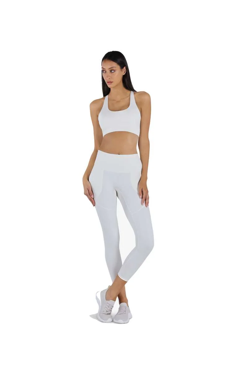 Yeseco  White Sports Pant – High-Waist Stretchable Activewear Leggings for Fitness for Women | Best Price UAE