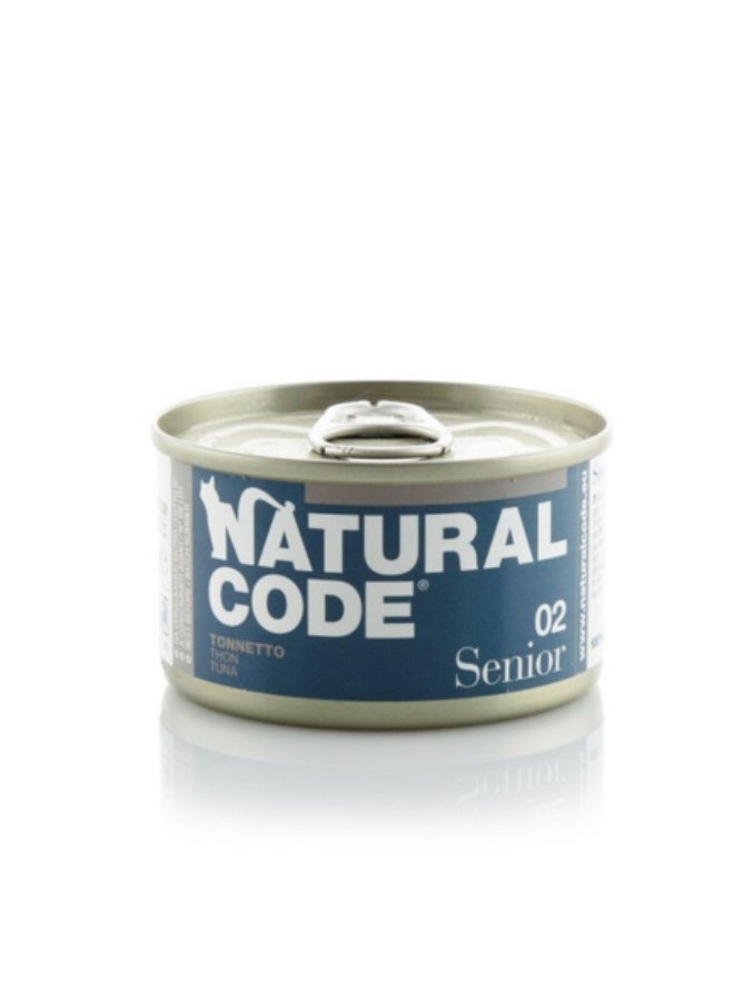 Natural Code Senior 02 Tuna Wet Cat Food 85g