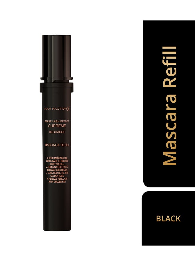 Max Factor ماسكارا إعادة شحن تأثير الرموش الزائفة - أسود، 8 مل - Image 3