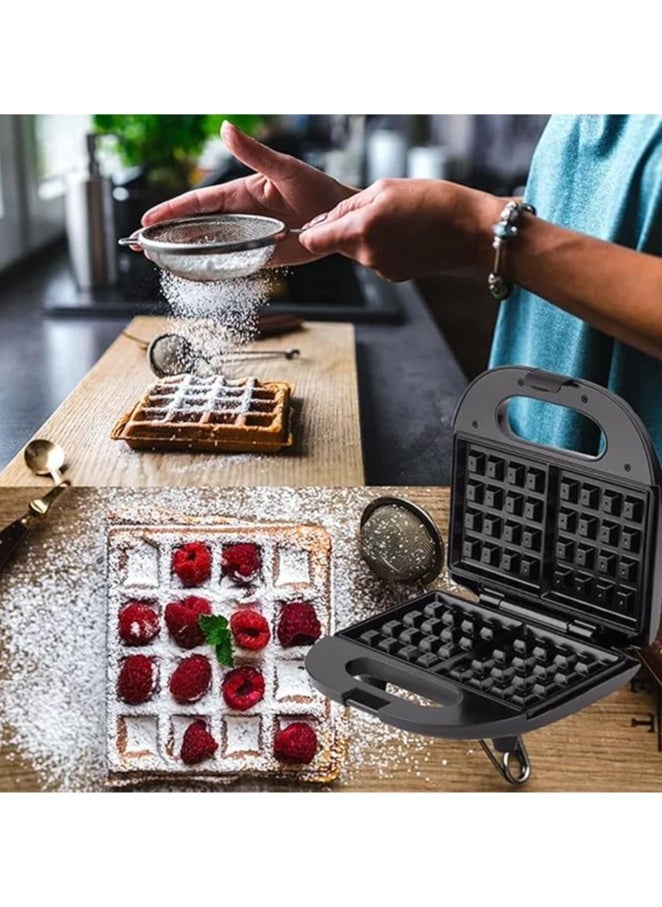 sokany - Sokany Waffle Maker, 800W with Cool Touch Handle (SK-BBQ-137) - Image 1