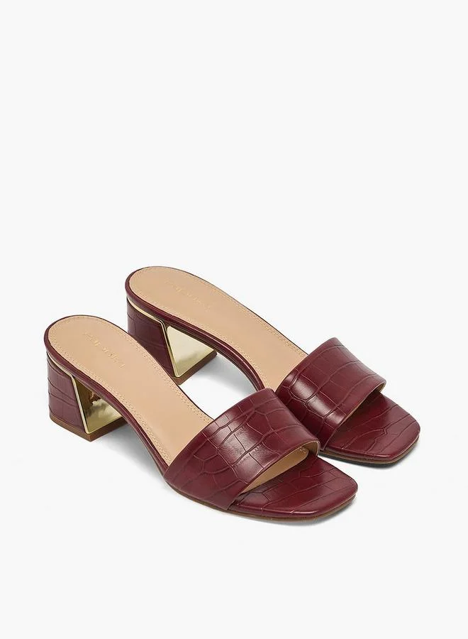 بابريكا Women Slip-On Block Heel Sandals
