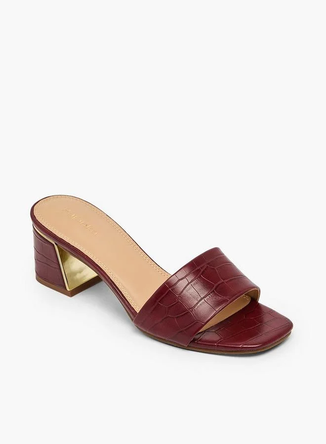 بابريكا Women Slip-On Block Heel Sandals