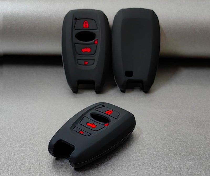 REPROTECTING Silicone Rubber Key Fob Cover Compatible with Subaru Ascent BRZ Crosstrek Forester Impreza Legacy Outback WRX WRX STI XV Crosstrek (2014-2026) - Image 4